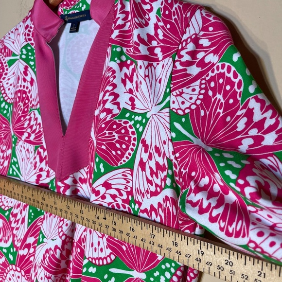 Brooks Brothers Pink and Green Floral Dress - Picture 6 of 7